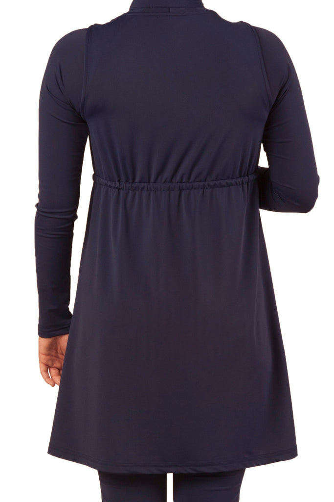 Blue Swimsuit Fuchsia Vest - ZEENA
- 2