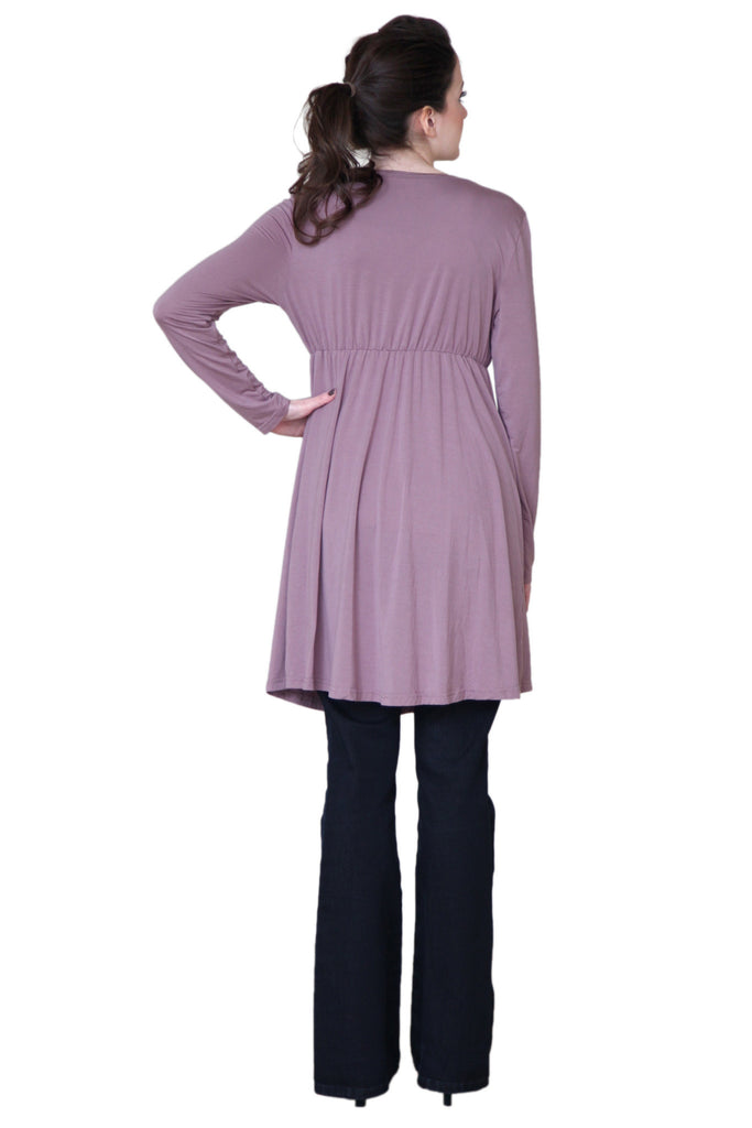 Drape Neck Cotton-T - ZEENA
- 2