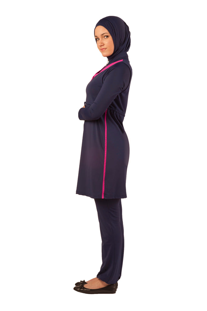 Blue Swimsuit - Fuchsia - ZEENA
- 3