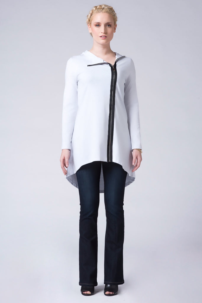 Drop-tail Hoodie - Sport Gray - ZEENA
- 2