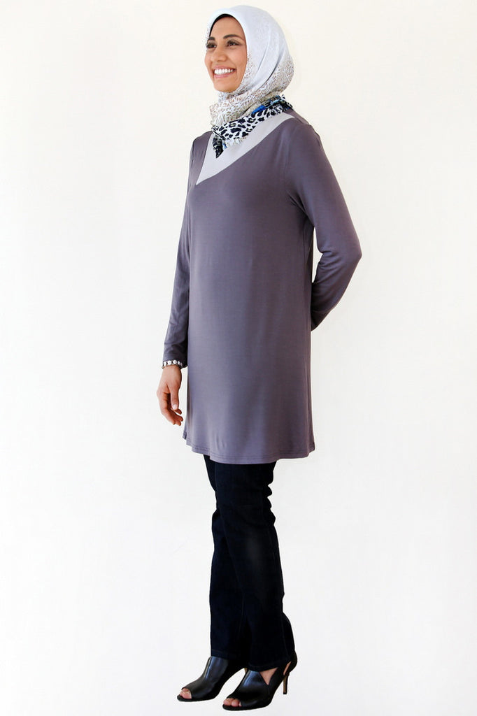 Basic 2 Tone Cotton-T - ZEENA
- 3