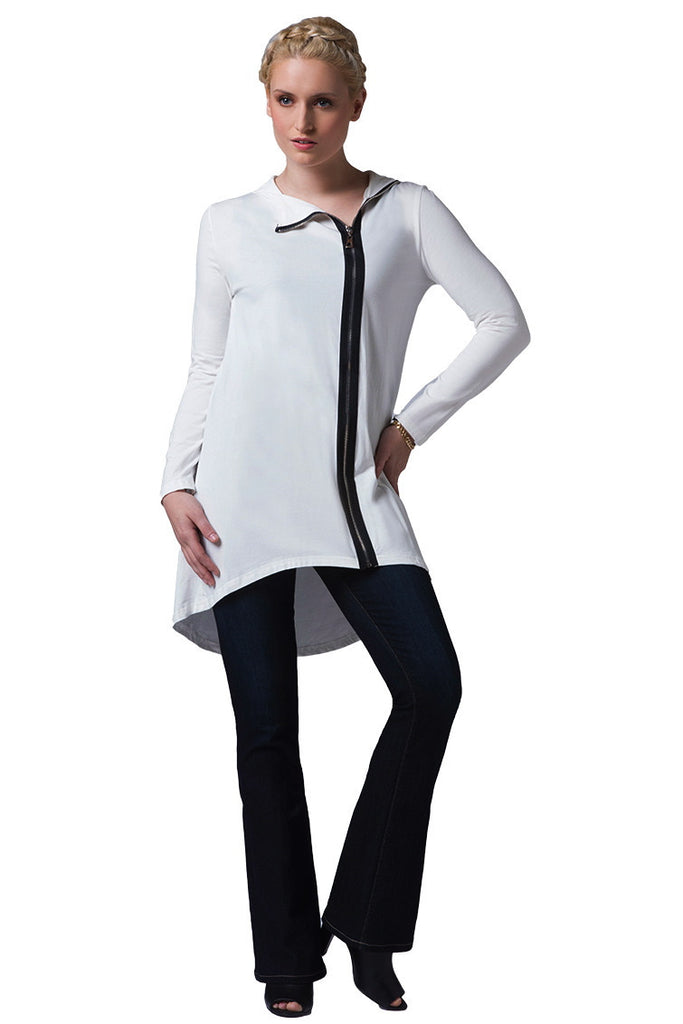 Drop-tail Hoodie - ZEENA
- 2