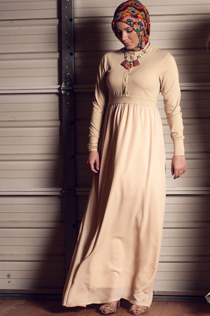 Basic Blush Maxi Dress - ZEENA
- 3