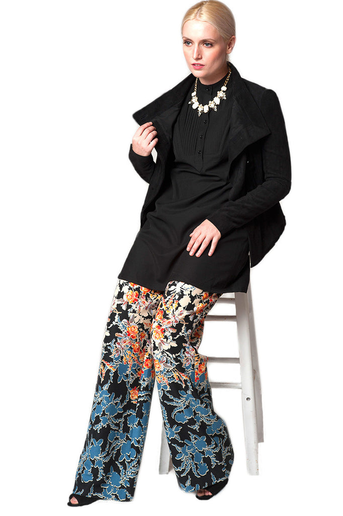 Black Tuxedo Tank - ZEENA
- 4