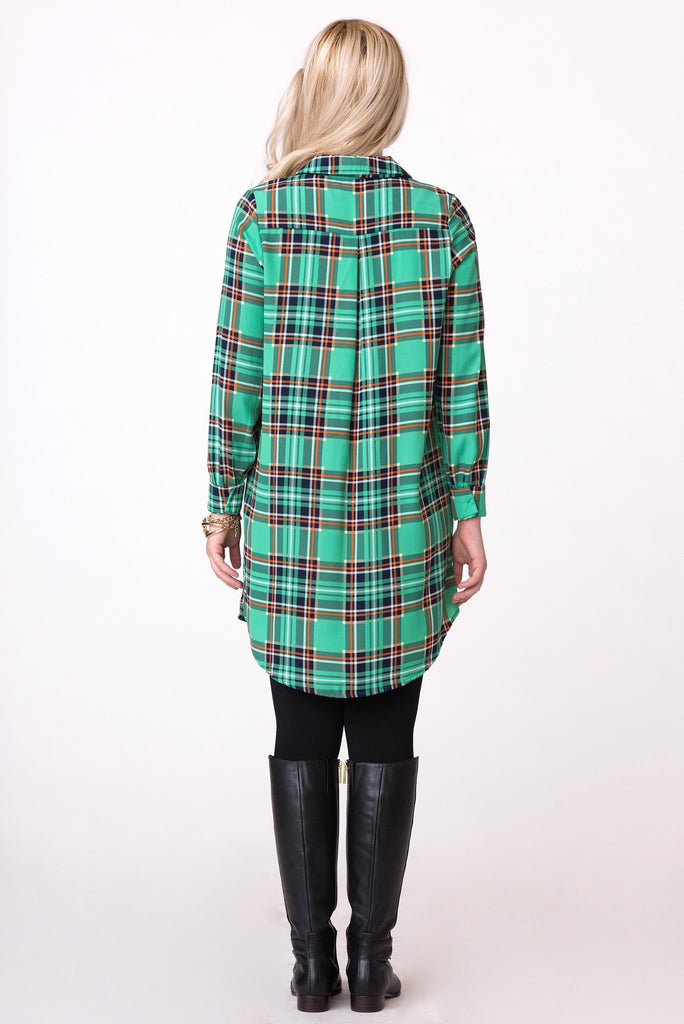 Boyfriend Plaid Shirt - ZEENA
- 3