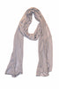 Light Gray Cotton Wrap - ZEENA
 - 1