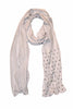 White Barrel Cotton Wrap - ZEENA
 - 1