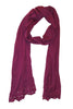 Magenta Diamond Cotton Wrap - ZEENA
 - 1