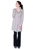 Drape Neck Cotton-T - ZEENA
 - 1