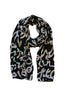 Graphic Black Wrap - ZEENA
 - 1