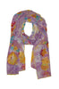 Lavender Scent Silk Wrap - ZEENA
 - 1