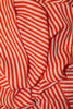 Tangerine Stripe Wrap - ZEENA
 - 2