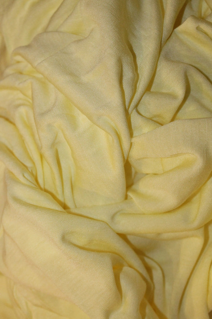 Pastel Yellow Cotton Wrap - ZEENA
 - 2