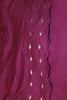 Magenta Diamond Cotton Wrap - ZEENA
 - 2