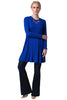 Cobalt Trapeze Dress - ZEENA
 - 1