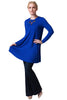 Cobalt Trapeze Dress - ZEENA
 - 2