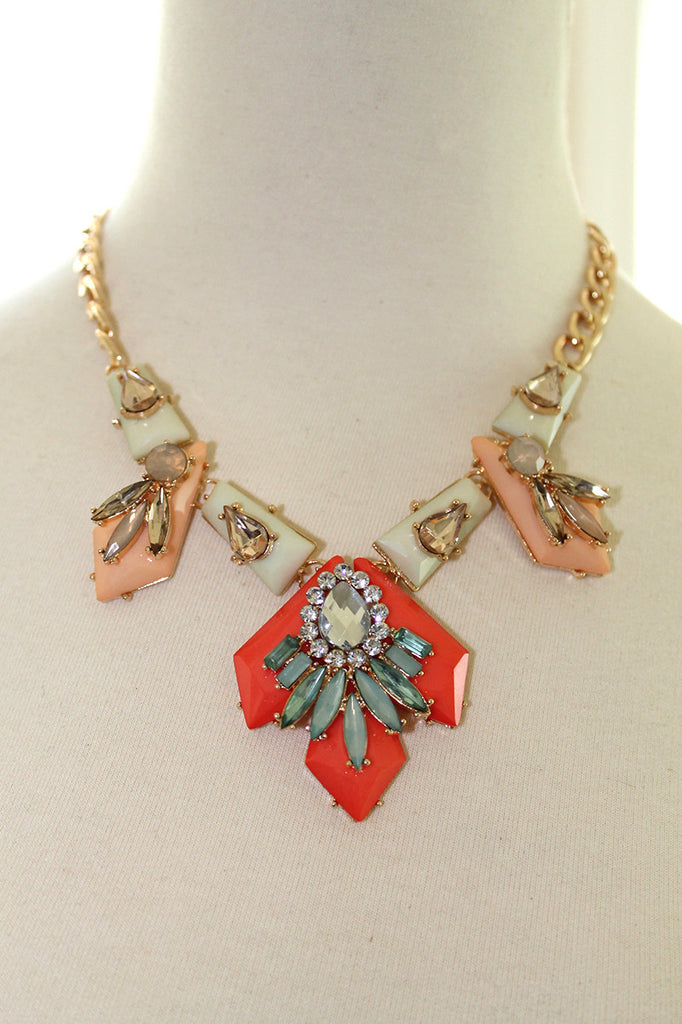 Orangesicle Necklace - ZEENA
 - 3