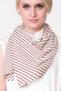 Burnt Stripe Wrap - ZEENA
 - 1