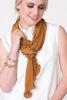 Bead Jersey Wrap - Mustard - ZEENA
 - 1