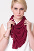 Bead Jersey Wrap - Cranberry - ZEENA
 - 1