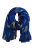 Feather Silk Wrap - ZEENA
 - 1