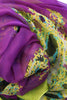 Magenta Silk Wrap - ZEENA
 - 2