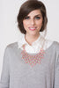 Lavender Web Collar Necklace - ZEENA
