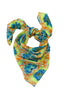 Blue Medallion Scarf - ZEENA
 - 1