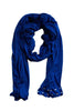 Diamond Cobalt Cotton Wrap - ZEENA
 - 1